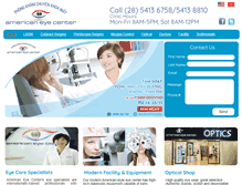 Tablet Screenshot of americaneyecenter.com